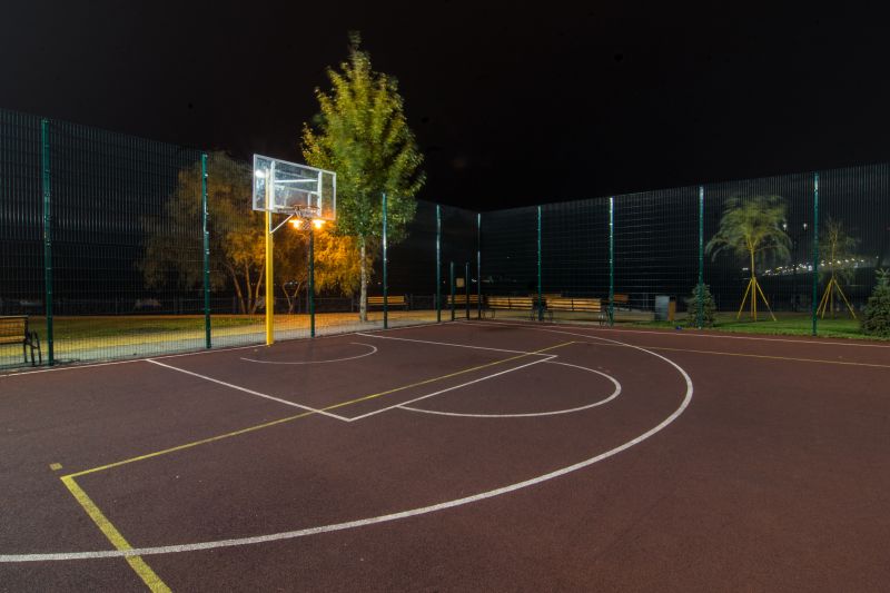 Commercial Basketball Court Setup