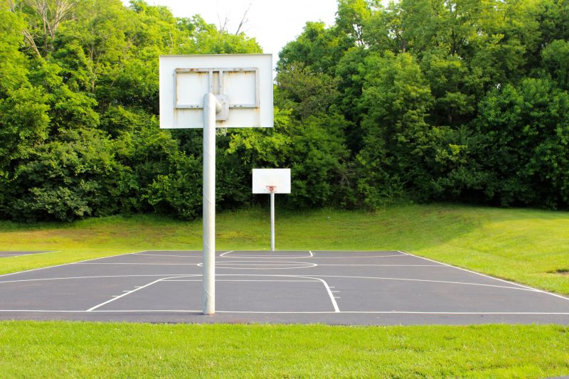 Basketball Goal Installation in Spring